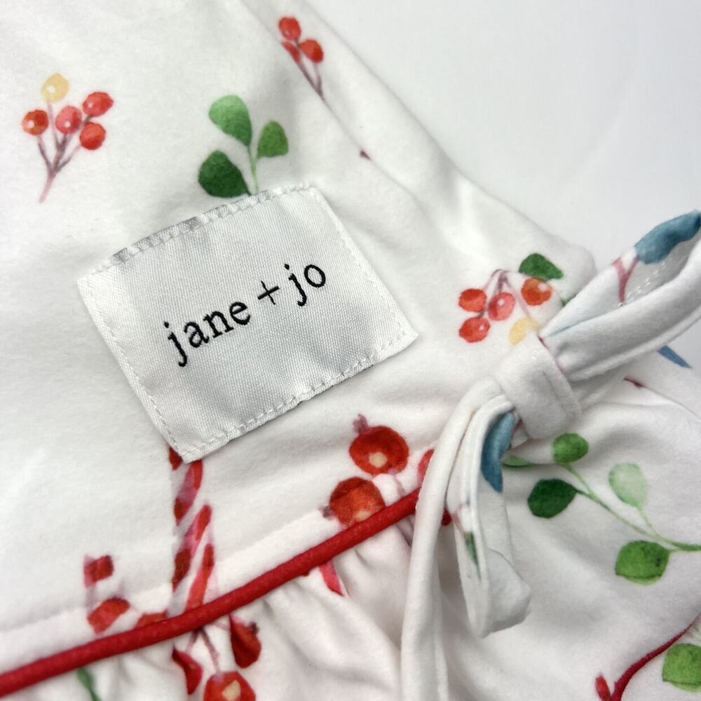 NWT Jane + Jo Holiday Candy Cane Lounge Nightgown Pajamas - Picture 2 of 5